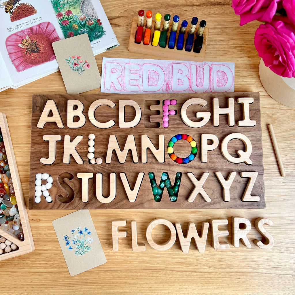 Playing with Wooden Letters – Treasures From Jennifer