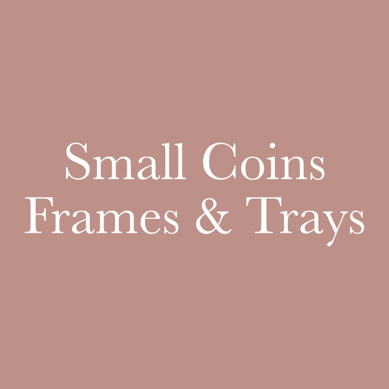 Small Coins Frames & Trays