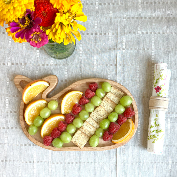 Wooden Animal Plate – Snack Tray, Cutting Board & Charcuterie Board in One
