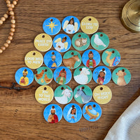 Advent Calendar Coins - Colorful Nativity