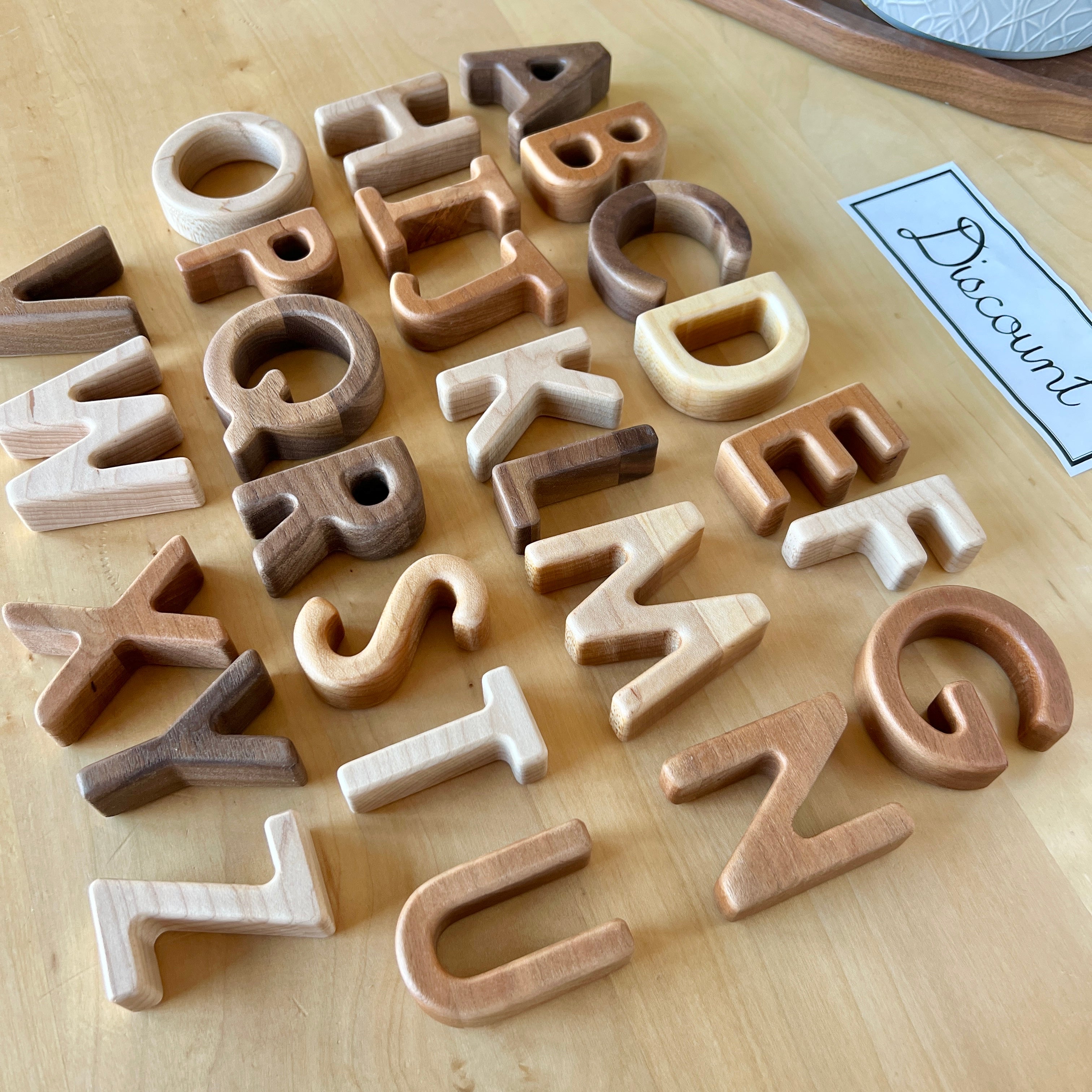 DISCOUNT Alphabet Letters Set - Mixed Uppercase – Treasures From