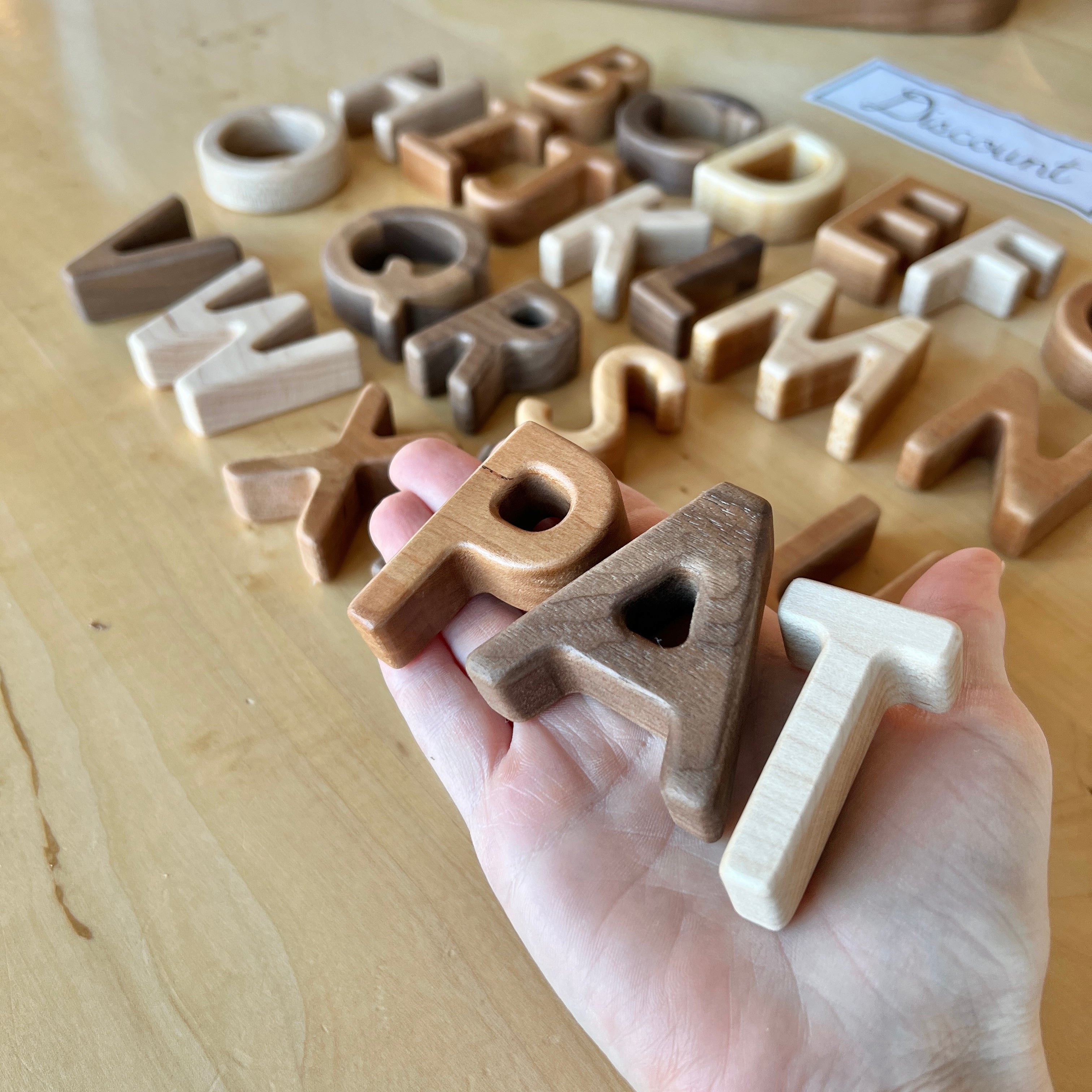 DISCOUNT Alphabet Letters Set - Mixed Uppercase – Treasures From