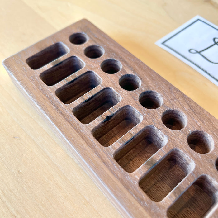 DISCOUNT Stockmar Crayon Holder - 12 Sticks/12 Blocks