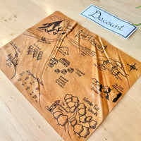 DISCOUNT Leather Map - Land of Legends