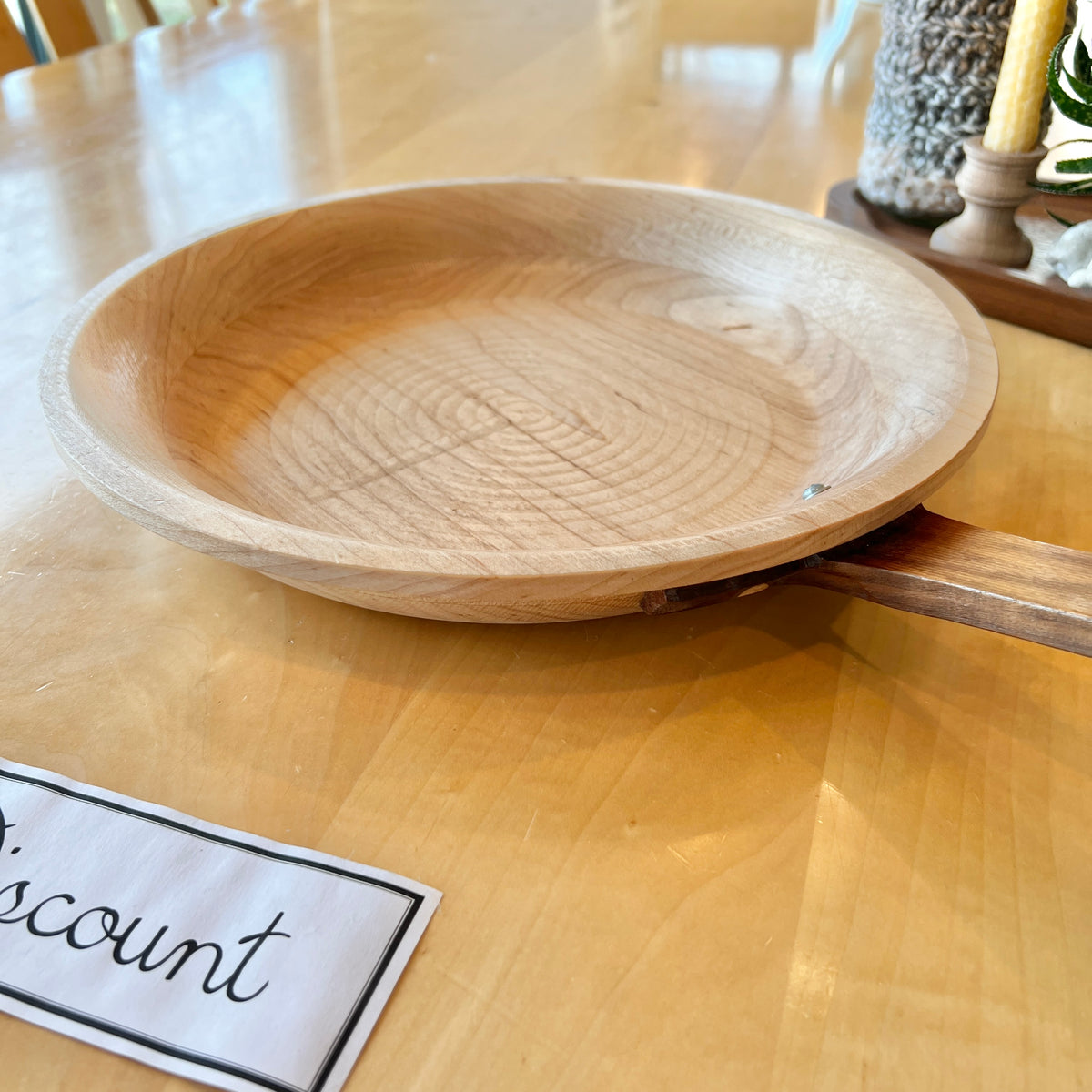 Toy Wood Skillet