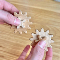 Wooden Gear Fidget Spinner