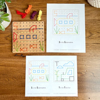 PDF: Sewing Board "Alphabet Designs"