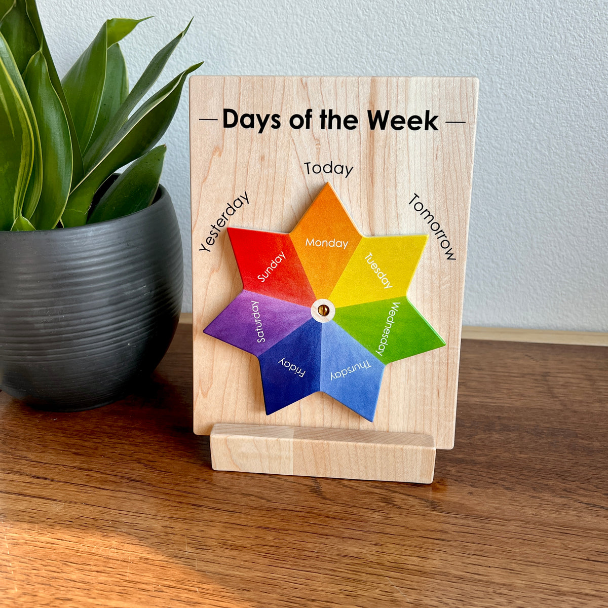 Days of the Week Chart