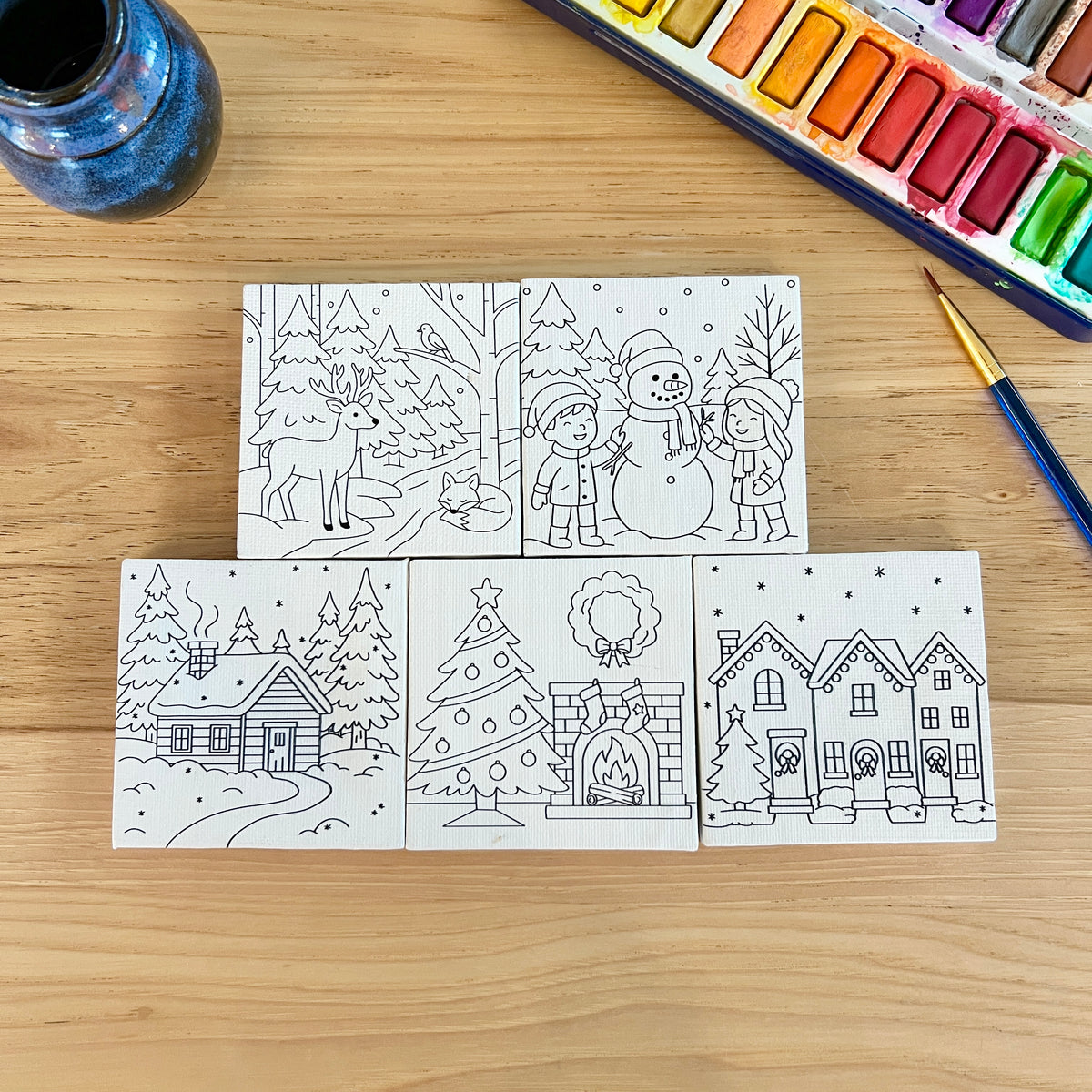 Mini Canvas - Winter Scenes
