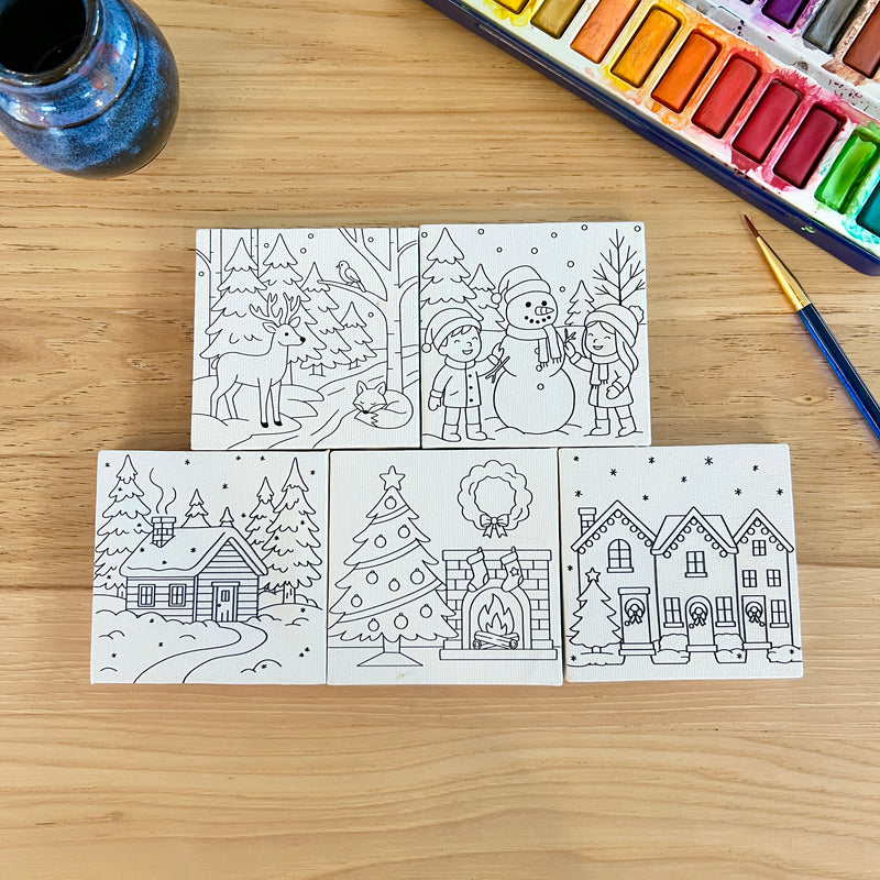 Mini Canvas - Winter Scenes