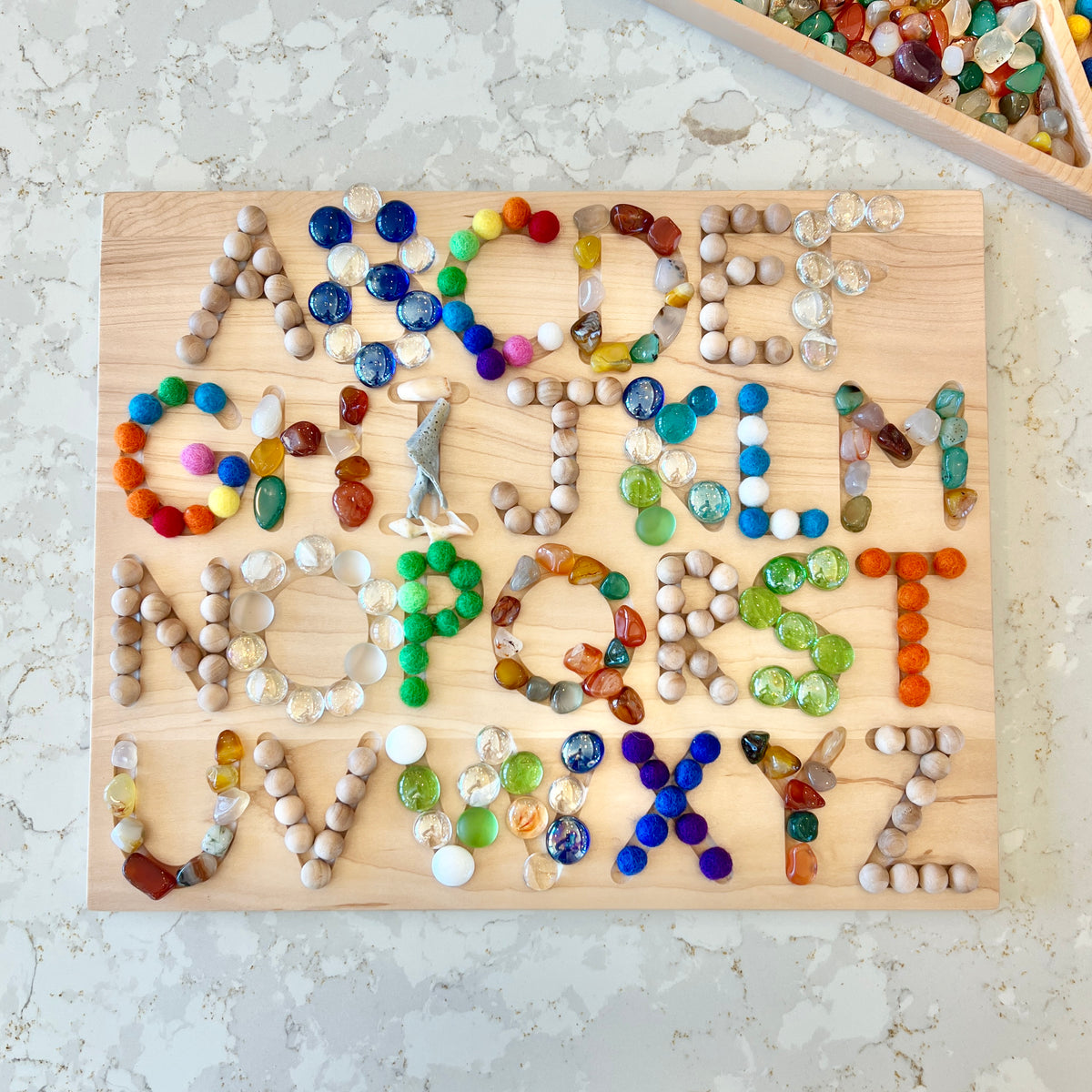 Printed Alphabet Tracing Board