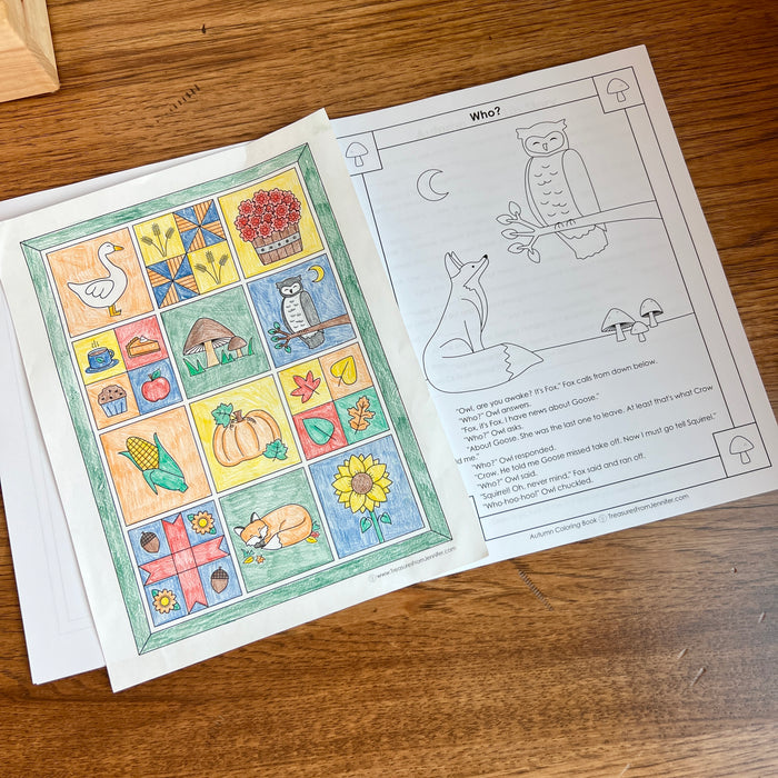 PDF - Autumn Coloring Book