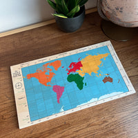 Latitude & Longitude Puzzle Map