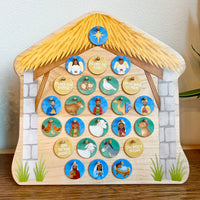Colorful Nativity Advent Calendar