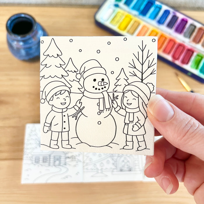 Mini Canvas - Winter Scenes