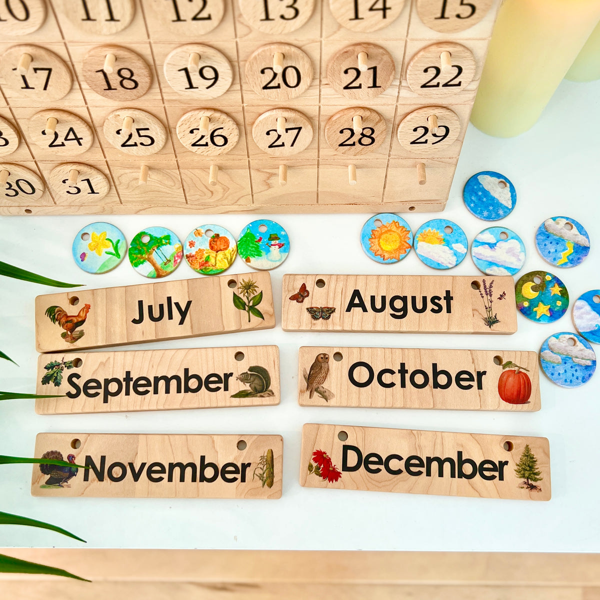 Replacement Month Card for Home Calendar