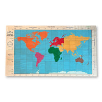 Latitude & Longitude Puzzle Map