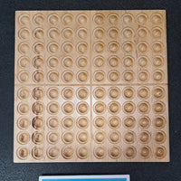 DISCOUNT Hundred Frame - Maple Coin Pockets