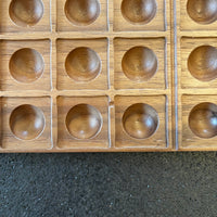DISCOUNT Walnut Hundred Frame - Square Pockets