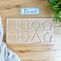 DISCOUNT Shapes Tracing Board