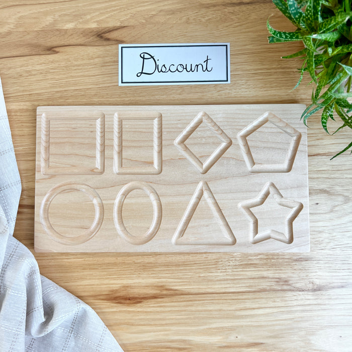 DISCOUNT Shapes Tracing Board
