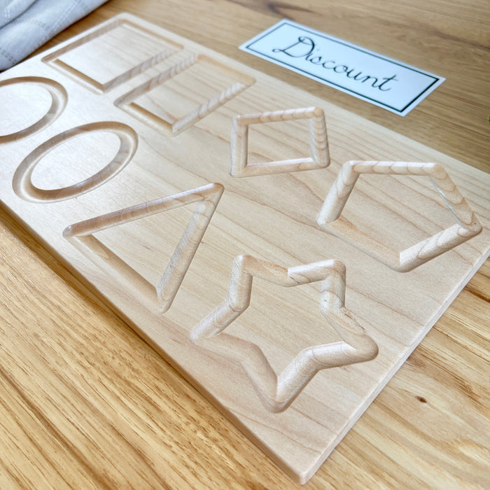 DISCOUNT Shapes Tracing Board