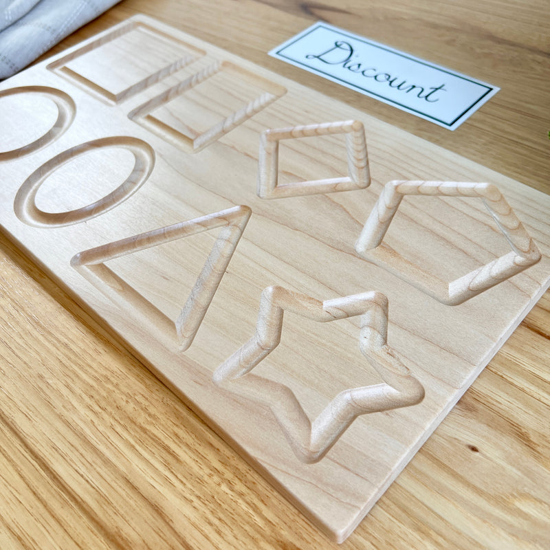 DISCOUNT Shapes Tracing Board