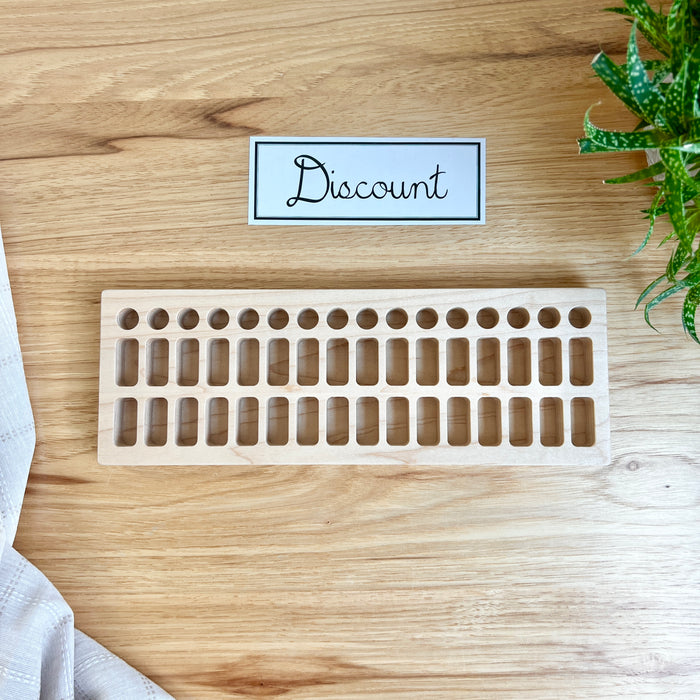 DISCOUNT Stockmar Crayon Holder - 16 Sticks/32 Blocks