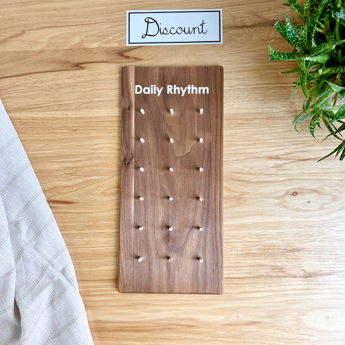 DISCOUNT Daily Rhythm Chart - Walnut