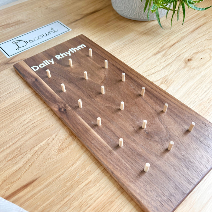 DISCOUNT Daily Rhythm Chart - Walnut