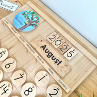 DISCOUNT Maple Classroom Calendar - Tall Size