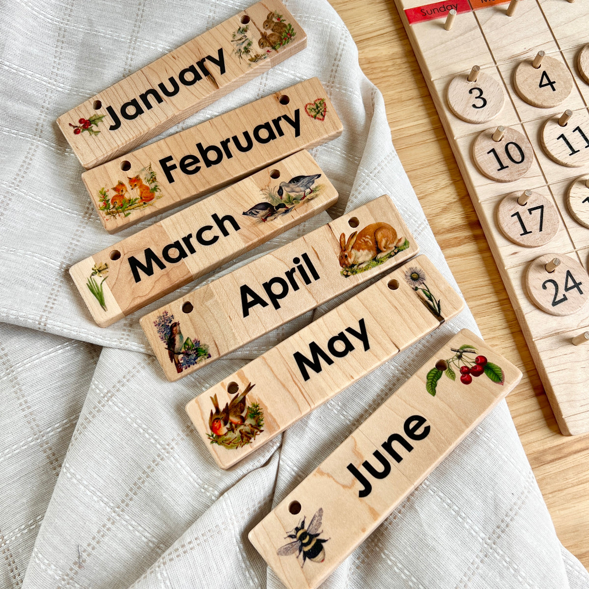 DISCOUNT Home Calendar - Rainbow Weekdays