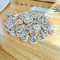DISCOUNT Small Coins - Numbers 1-100