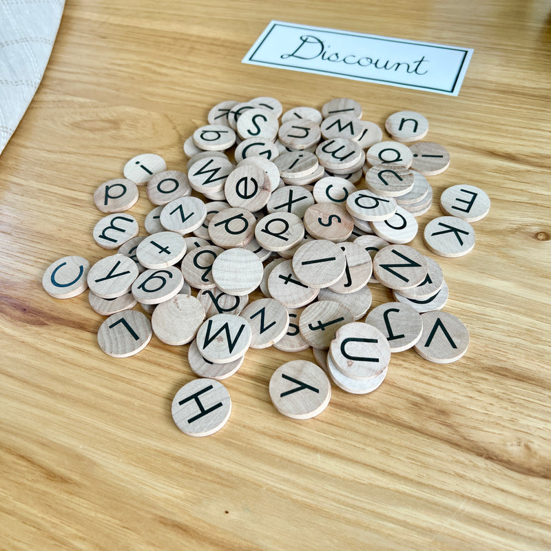 DISCOUNT Small Coins - Alphabet