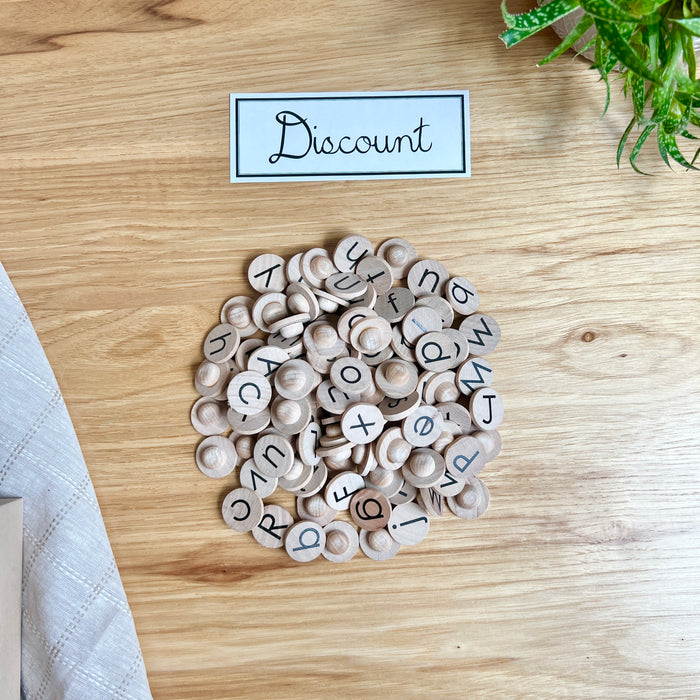 DISCOUNT Small Coins - Alphabet