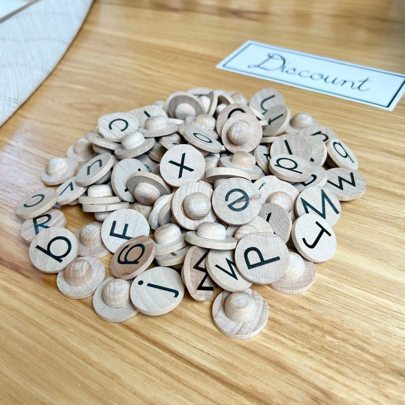 DISCOUNT Small Coins - Alphabet
