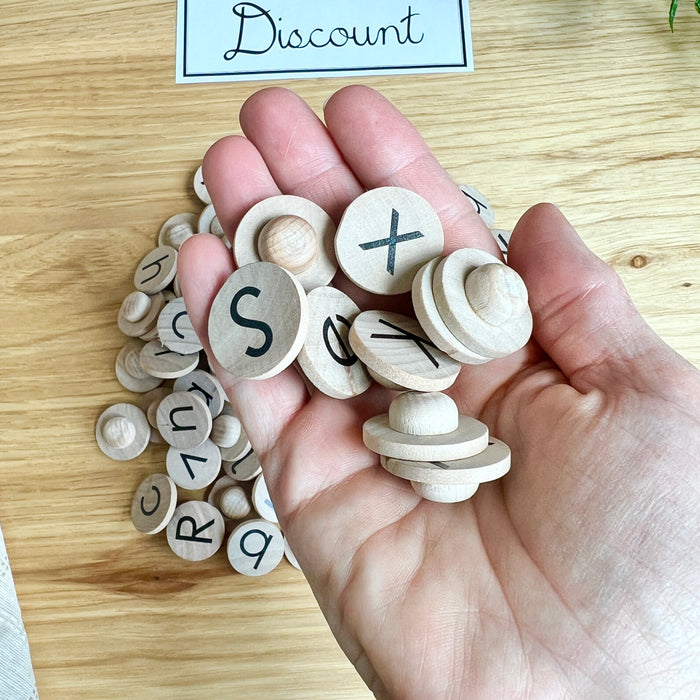DISCOUNT Small Coins - Alphabet