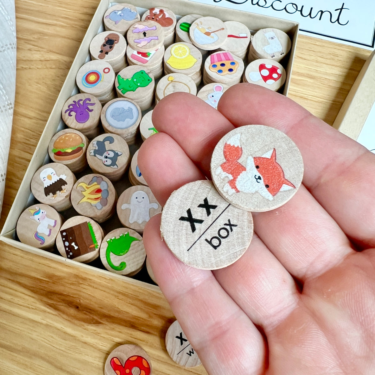 DISCOUNT Small Coins - Alphabet Objects Set of 182