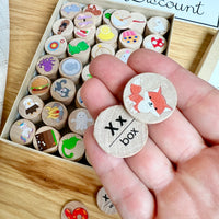 DISCOUNT Small Coins - Alphabet Objects Set of 182