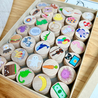 DISCOUNT Small Coins - Alphabet Objects Set of 182