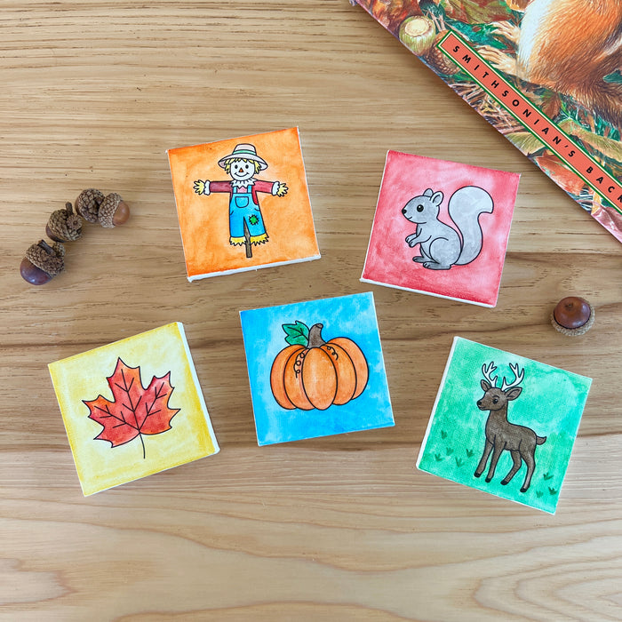 Mini Canvas - Autumn Objects