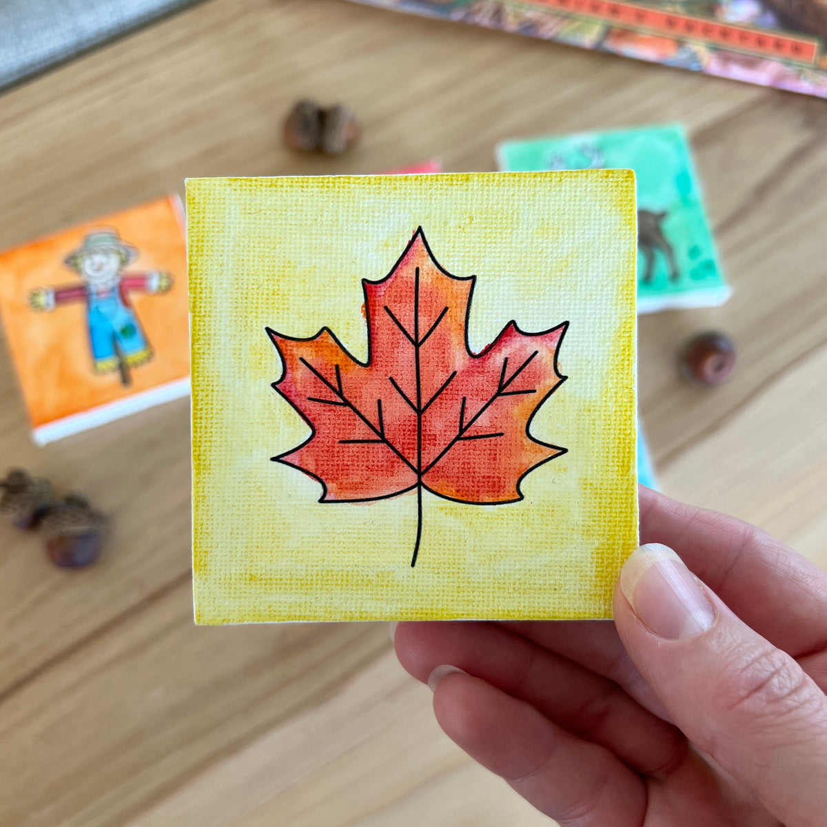 Mini Canvas - Autumn Objects