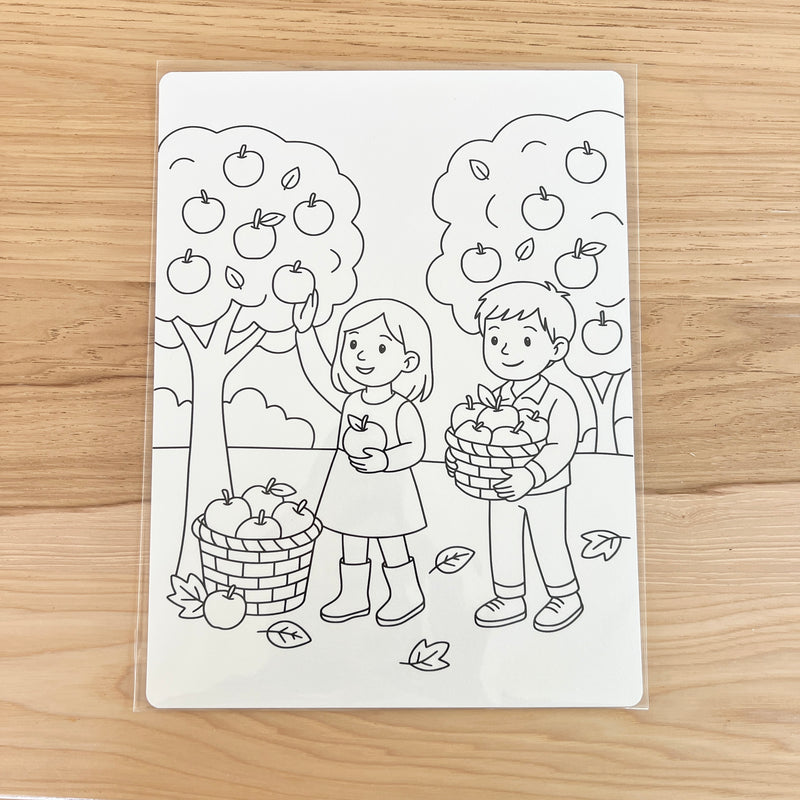 Paintable Watercolor Pictures - Autumn Themed