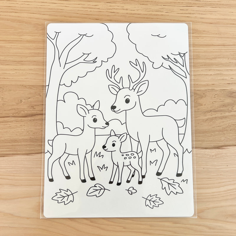 Paintable Watercolor Pictures - Autumn Themed