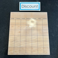 DISCOUNT Dry Erase Chart - Calendar