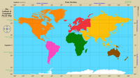 Latitude & Longitude Puzzle Map