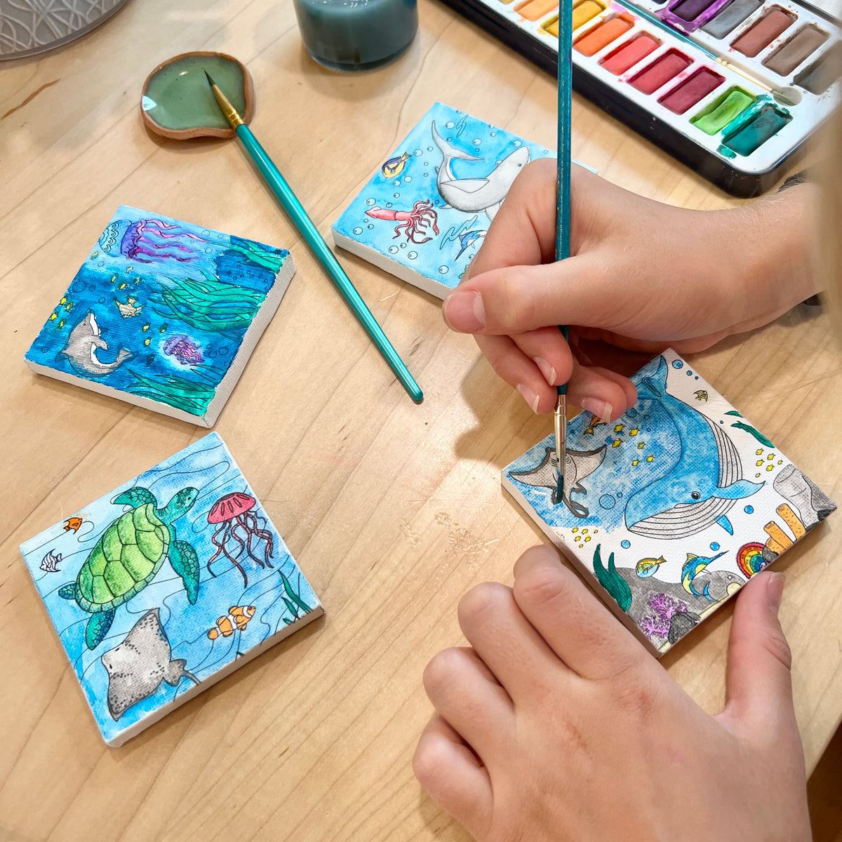 Mini Canvas - Ocean Set