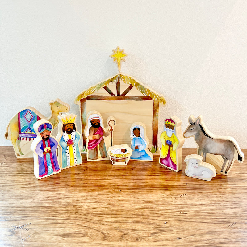 Nativity Wooden Toys Set
