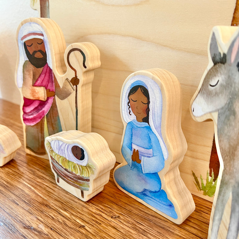 Nativity Wooden Toys Set