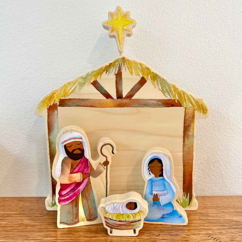 Nativity Wooden Toys Set